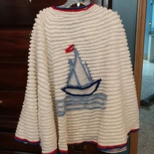 Vintage chenille cape